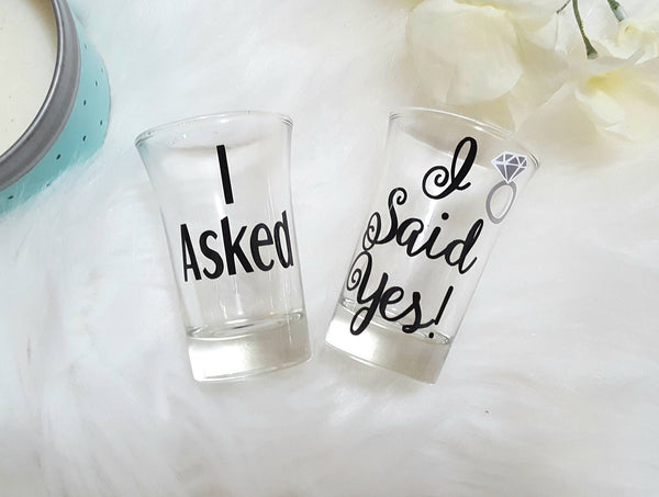 Engagement Shot Glasses - love-in-the-city-shop