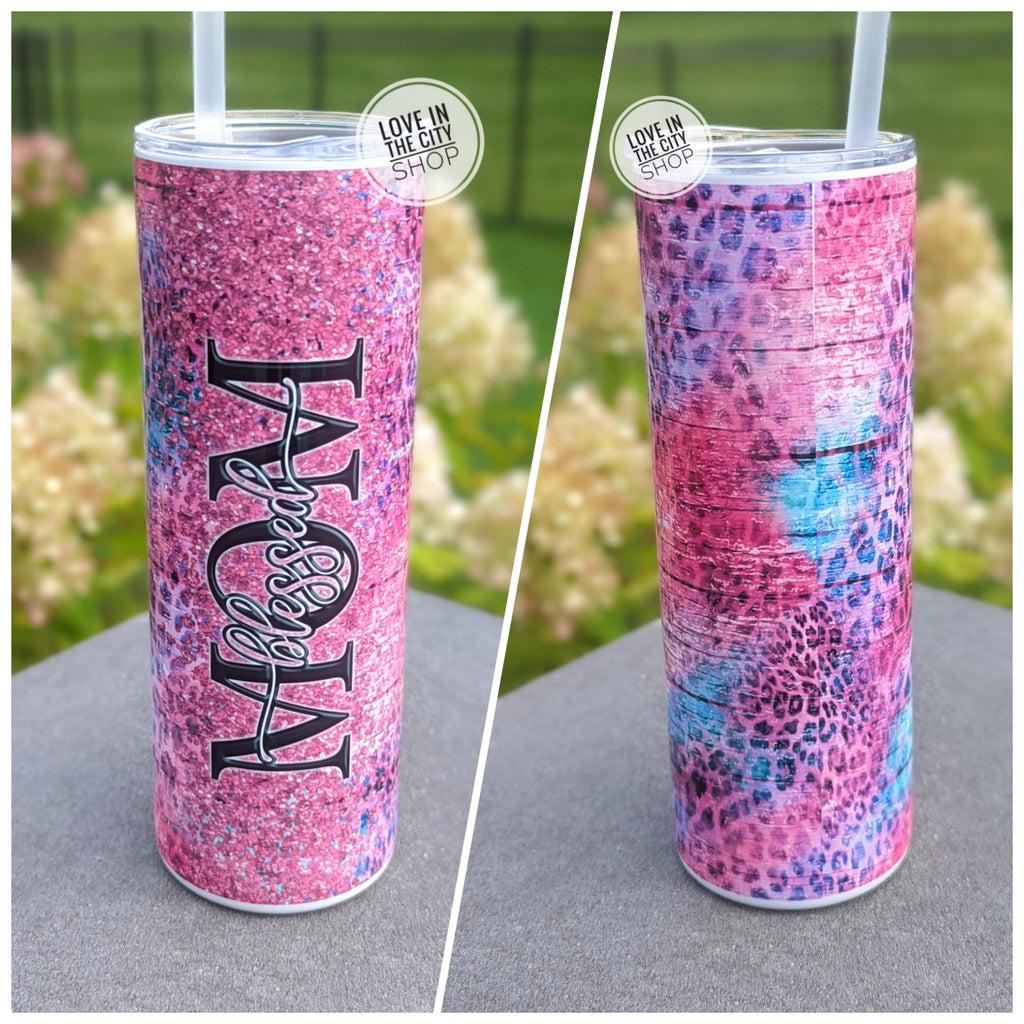 Blessed Mom Tumbler - Sublimation Tumbler