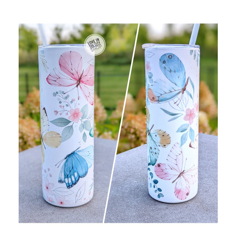 Butterfly Tumbler- Sublimation Tumbler