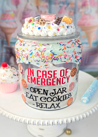 Cookie Jar - In Case of Emergency