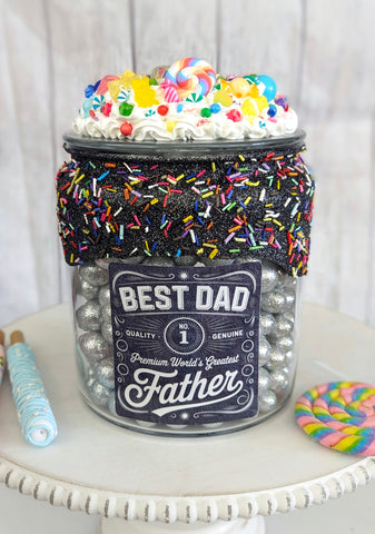 Custom Dad Cookie Jar for Candy and Desserts
