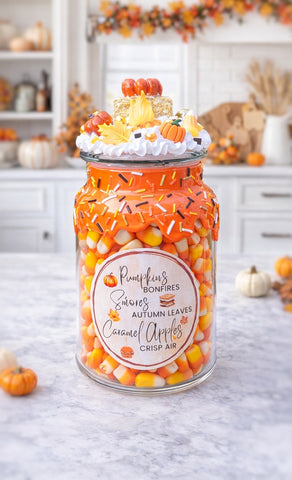 Pumpkin Fall Candy Jar