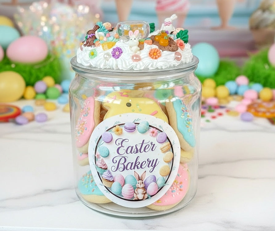 Easter Bunny Candy Cookie Jar