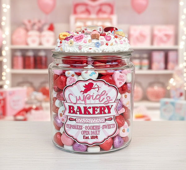 Valentine Cookie Jar - Cupid's Bakery