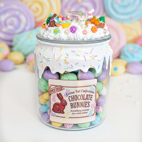 Easter Cookie Jar - Easter Candy Jar