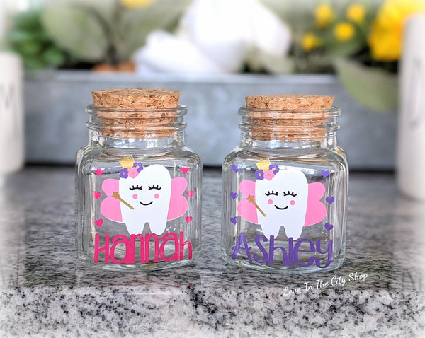Personalized Tooth Fairy Jar