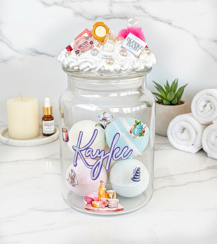 Personalized Spa Jar with Name