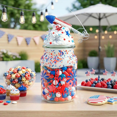 4th of July Candy Jar