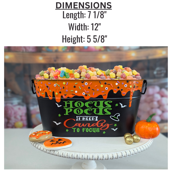 Hocus Pocus Trick or Treat Candy Container