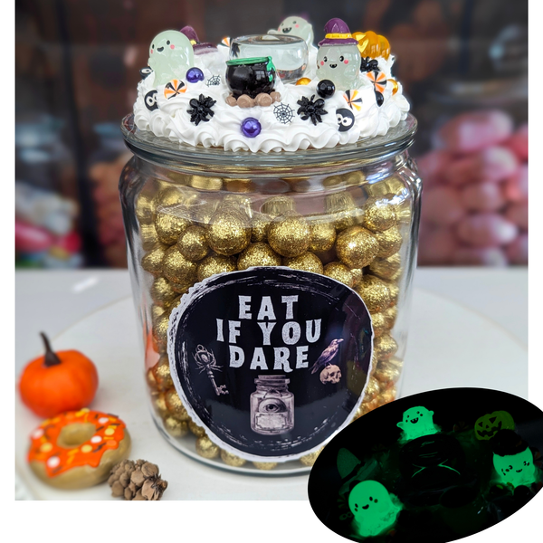 Glow in the Dark Halloween Cookie Jar