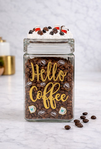 Coffee Beans Container - Glass Coffee Storage