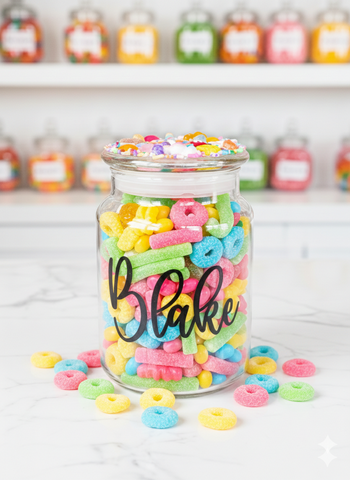 Personalized Candy Jar with Name