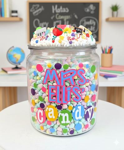 Teacher Candy Jar - Reward Jar