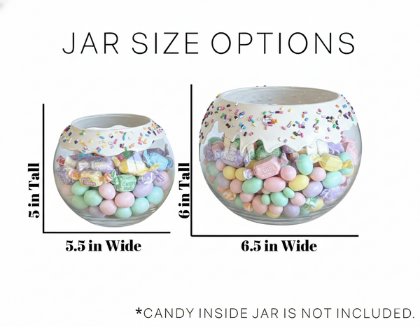Custom Candy Pieces Glass Candy Bowl