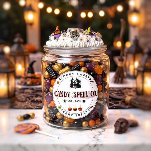 Witch Spell Candy Jar