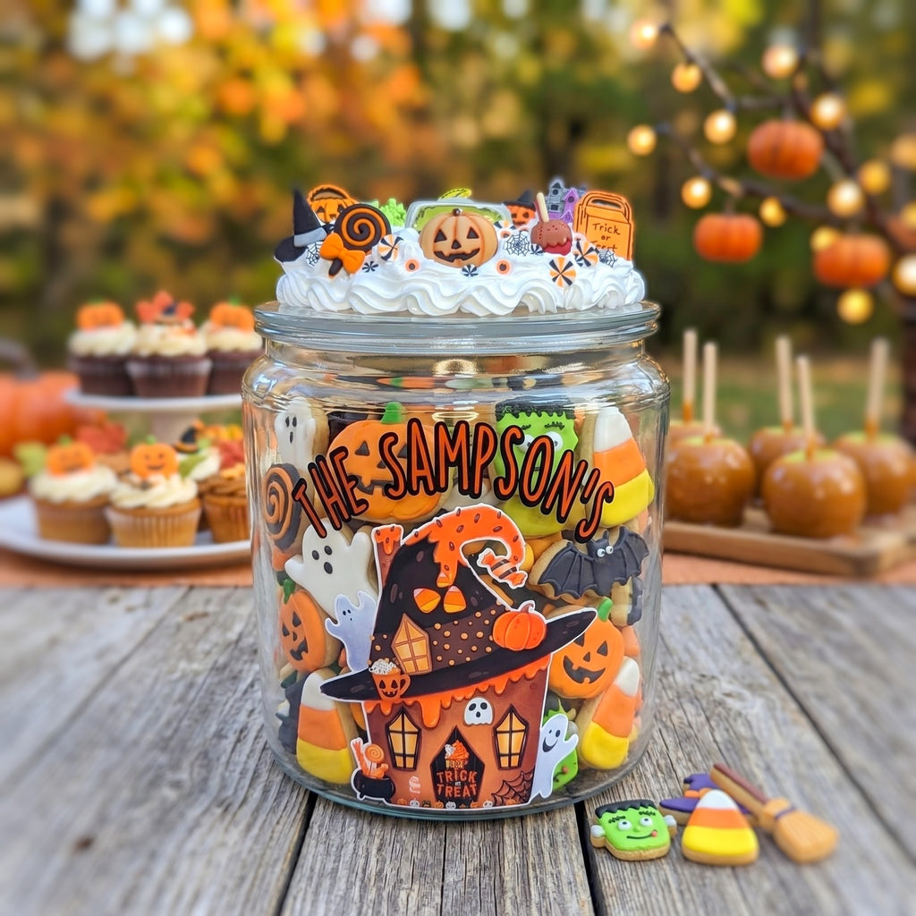 Halloween Candy Cookie Jar