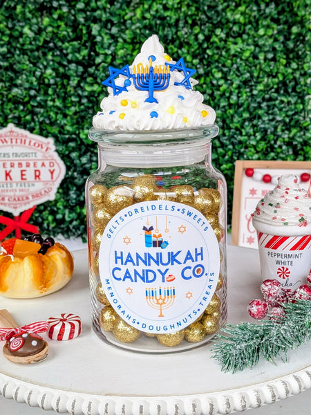 Hanukkah Candy Jar