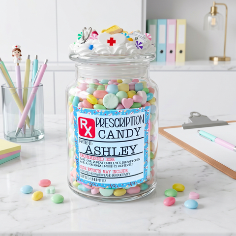 Nurse Candy Jar for Nurse Station