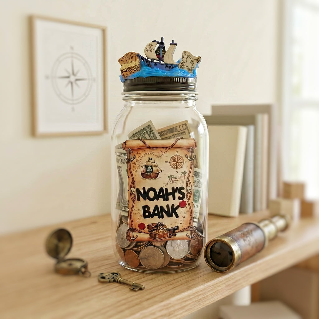 Pirate Money Bank Jar
