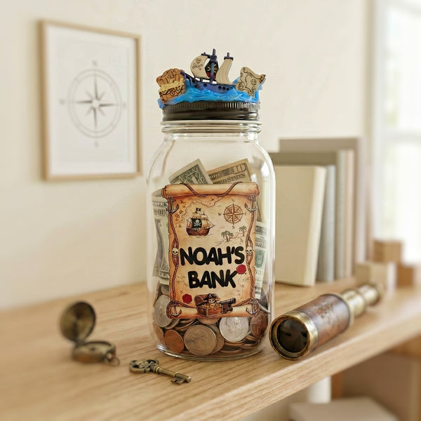 Pirate Money Bank Jar