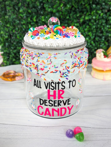 HR Human Resources Candy Jar