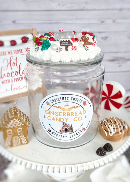 Christmas Gingerbread Cookie Jar