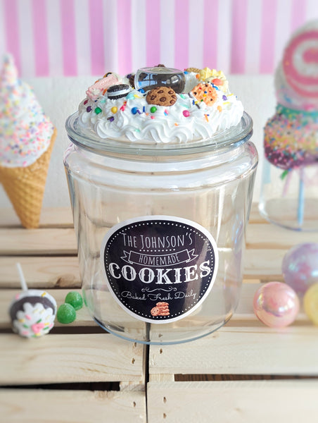 Personalized Homemade Cookie Jar