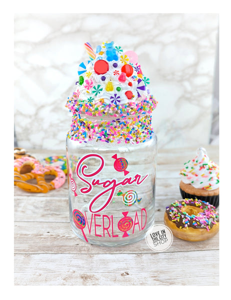 Sugar Overload Sprinkles Candy Jar