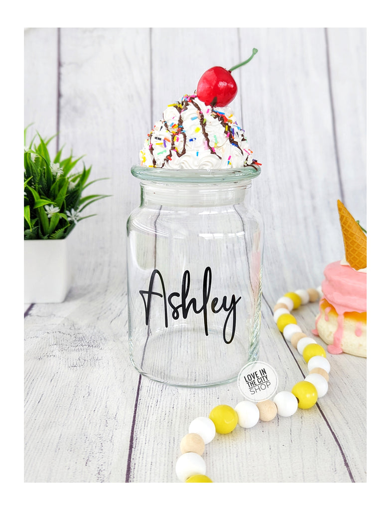 Candy Jar, Candy Jars with Lids, Cookie Jar for Kitchen Counter
