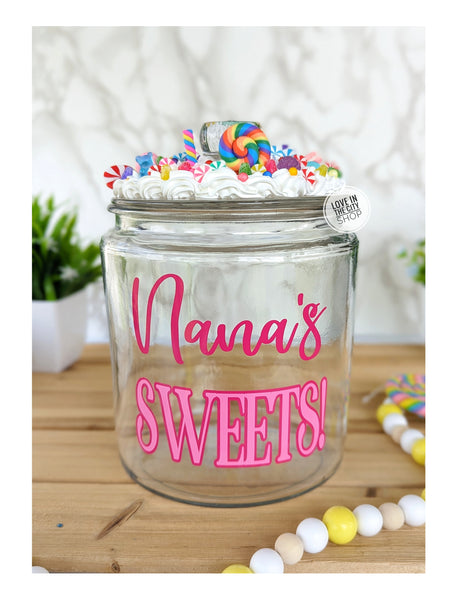 Nana Sweets Candy Jar