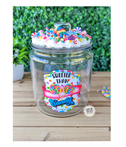 Sweet Candy Fake Frosting Candy Jar
