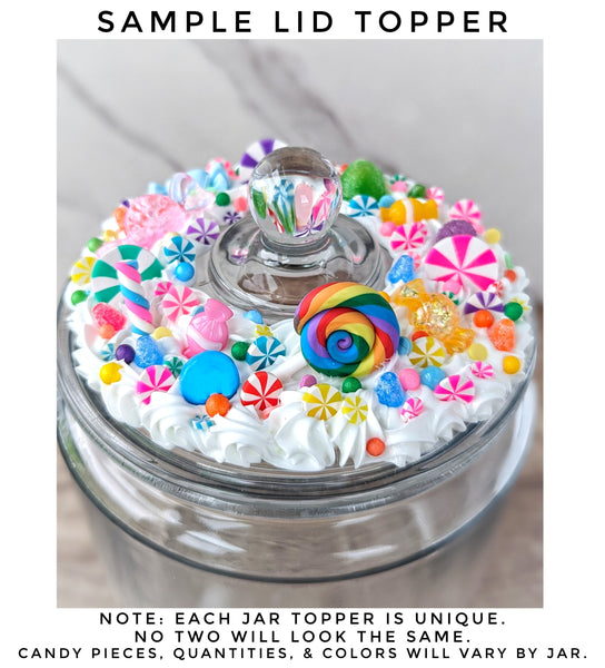 Candy is always a good idea jar - Large Fake Frosting Candy Jar