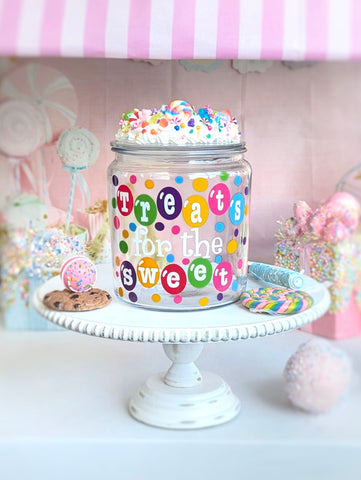 Treat Jar for Desserts and Candy