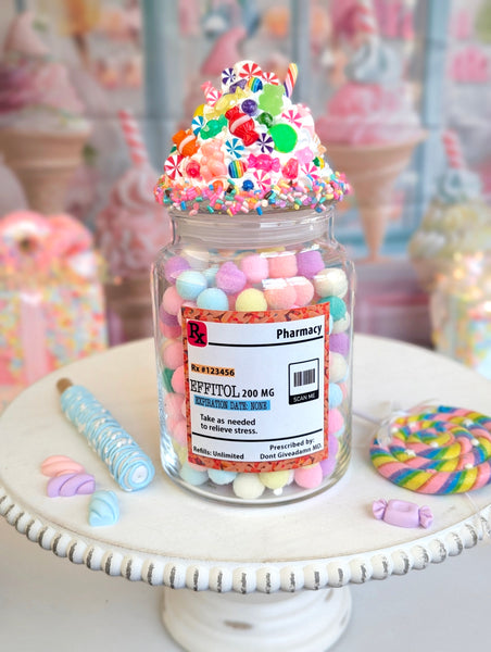 RX Candy Prescription Candy Jar