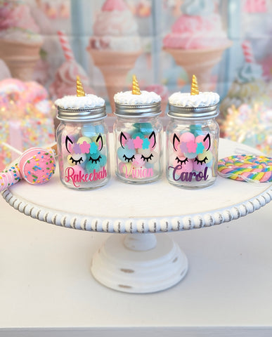 Personalized Unicorn Party Favor