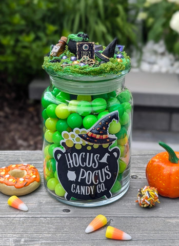 Witch Candy Jar for Halloween Treats