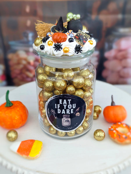 Halloween Hocus Pocus Candy Jar - Witch Theme