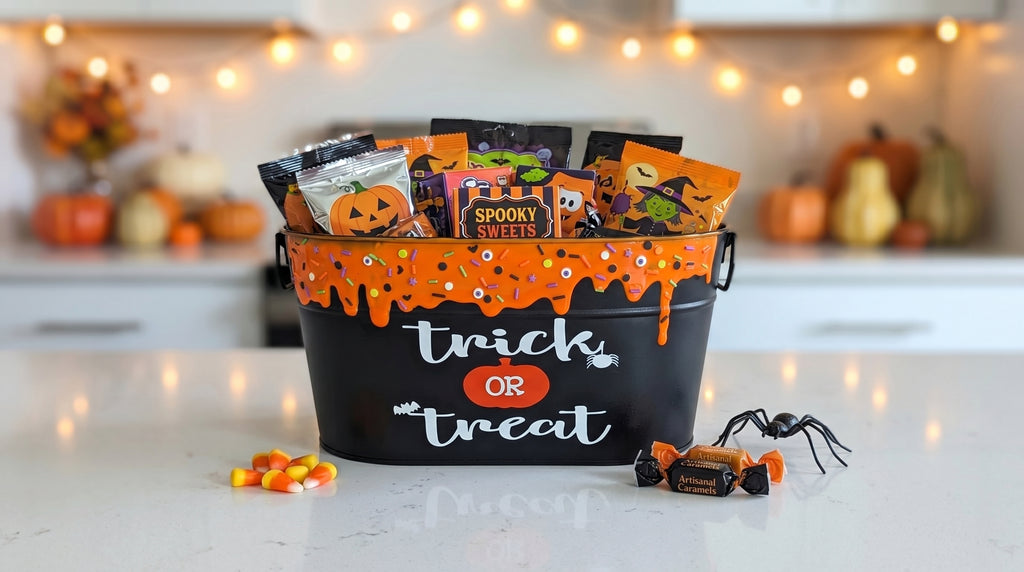 Halloween Trick or Treat Candy Container
