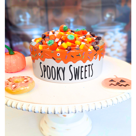Halloween Themed Ceramic Candy Bowl