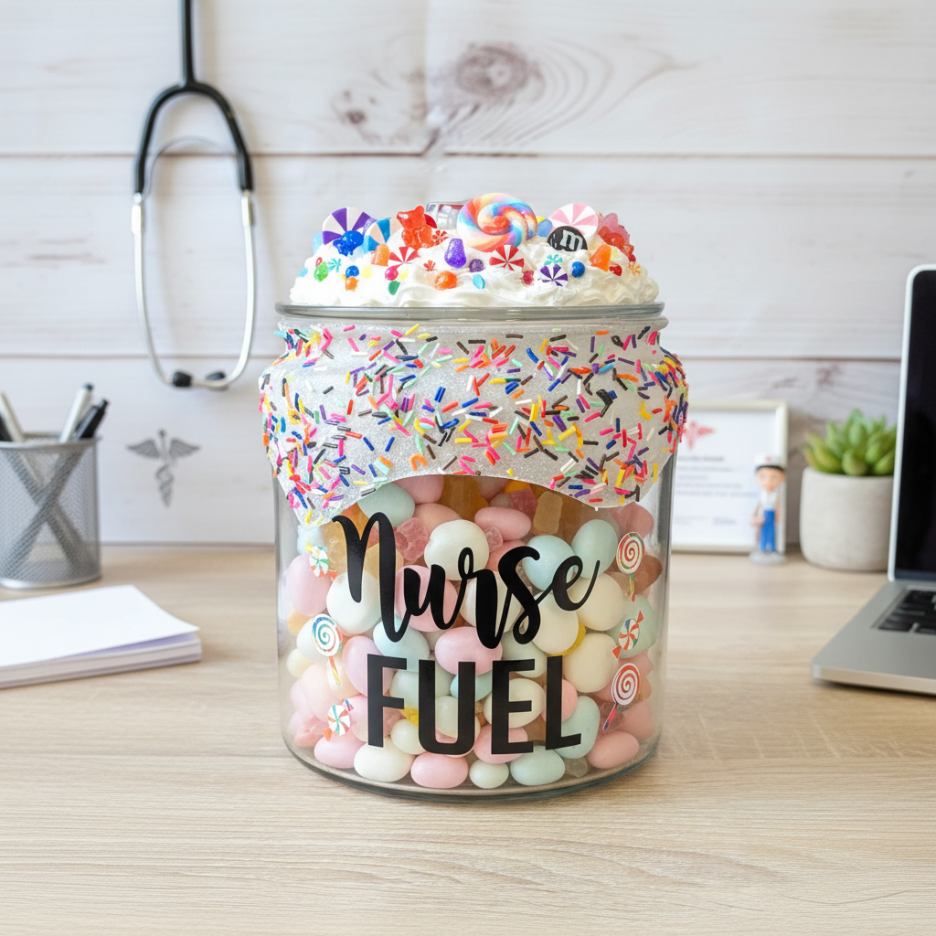 Nurse Fuel Candy Jar