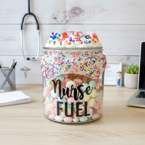Nurse Fuel Candy Jar