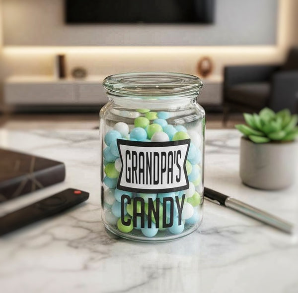 Grandpa Candy Jar