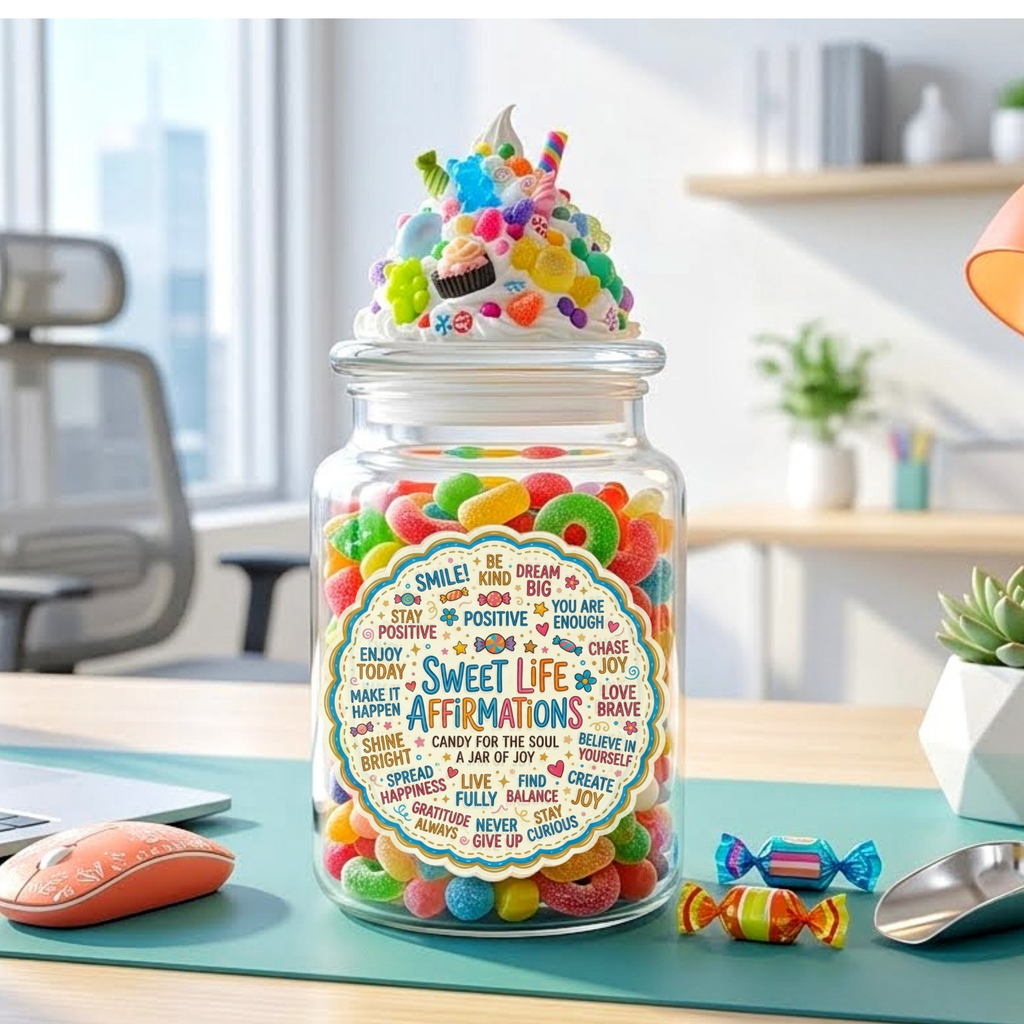 Daily Affirmations Candy Jar