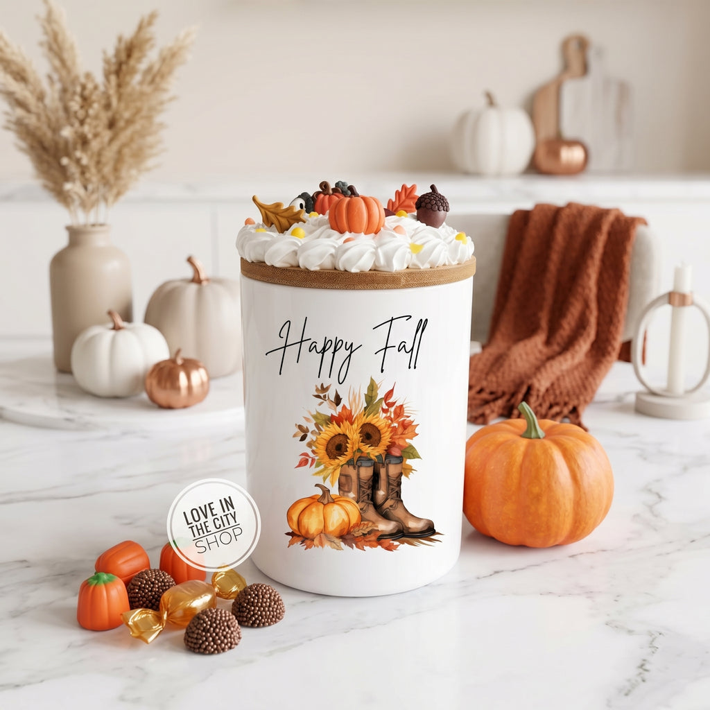 Fall Treats Candy Jar 25oz