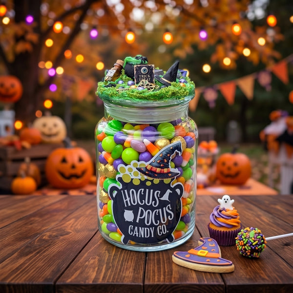 Witch Candy Jar for Halloween Treats