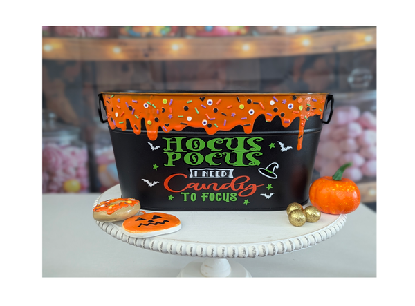 Hocus Pocus Trick or Treat Candy Container