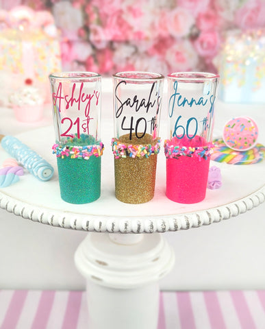 Personalized Birthday Shot Glass