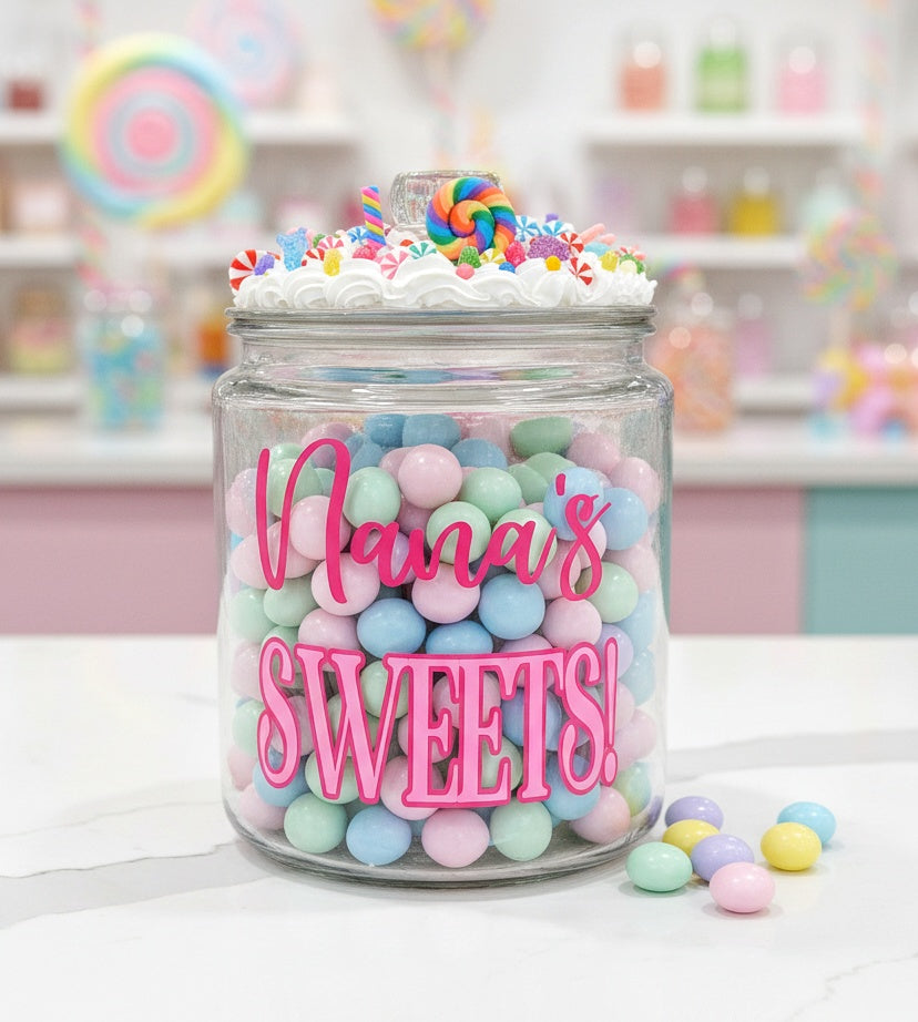 Nana Sweets Candy Jar