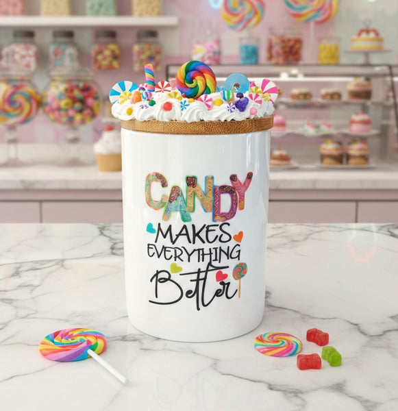 Life Makes Everything Better Candy Jar 25oz