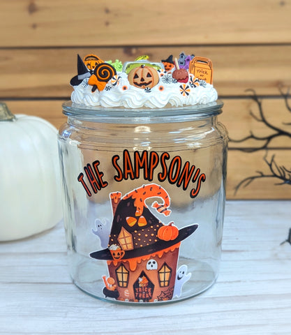 Halloween Candy Cookie Jar